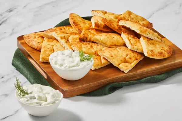 Homemade Tzatziki w/pita bread