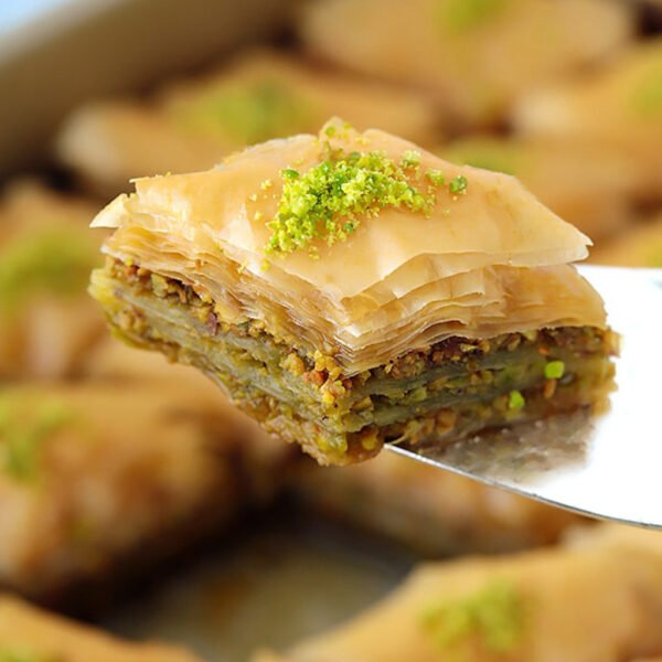 Baklava (Fresh baked Turkish pastry)