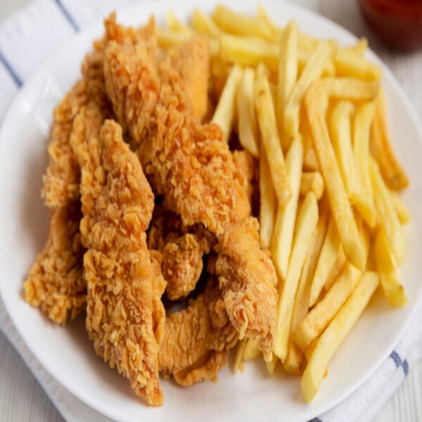 Chicken Tenders with fries