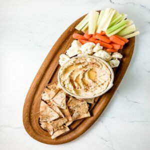 Homemade Hummus with pita bread