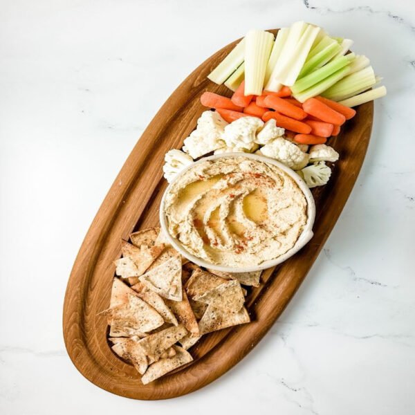 Homemade Hummus with pita bread